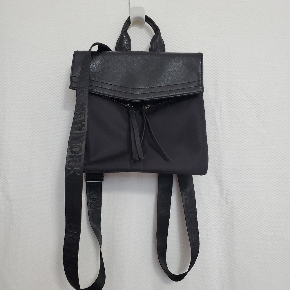 Botkier Trigger Mini Black Nylon Backpack - image 3
